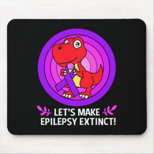 Lets Make Epilepsy Extinct Epilepsy Awareness Kids Mouse Mat