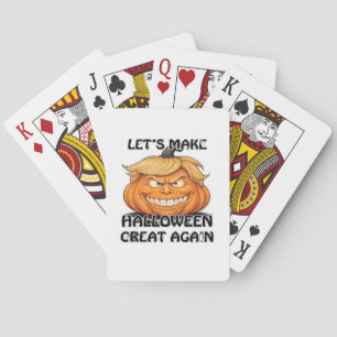 Let's Make Halloween Great Again Classic Playing Cards