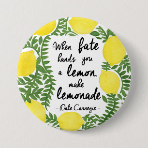 Let's Make Lemonade 7.5 Cm Round Badge