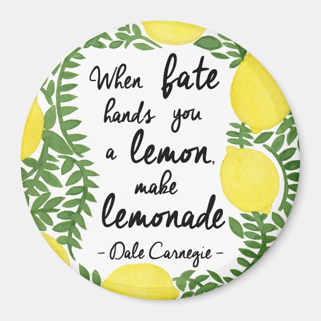 Let's Make Lemonade Magnet (Front)