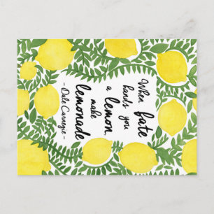 Let's Make Lemonade Postcard