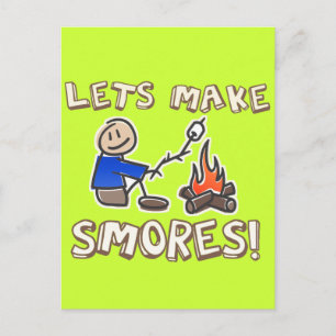 Lets make S'mores! Postcard