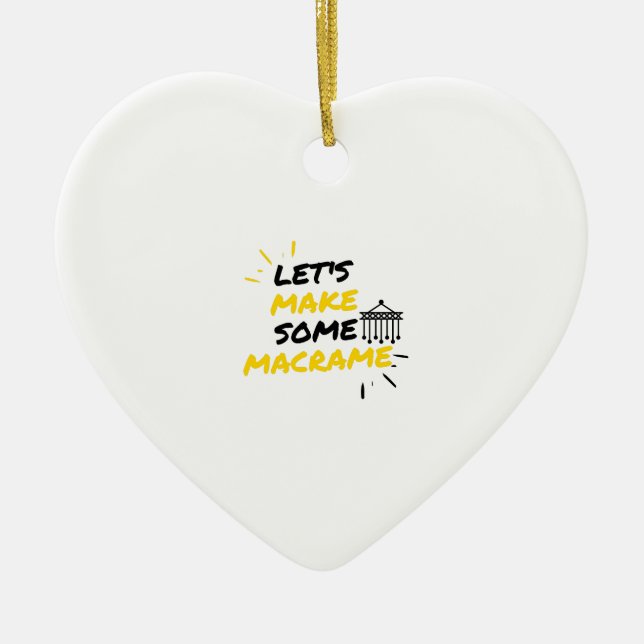 Let's make some macrame ceramic tree decoration (Front)