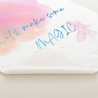 Let's Make Some Magic Fleece Blanket | Cosy Inspir