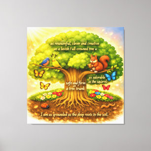 Let's make walls cuddle your soul canvas print