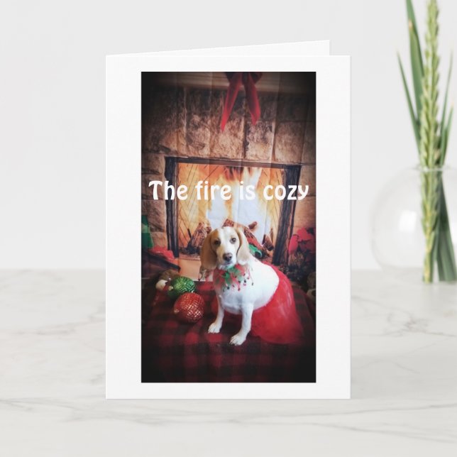 ***LET'S MEET AT THE FIRE*** SEE WHERE IT GOES~~~ CARD (Front)