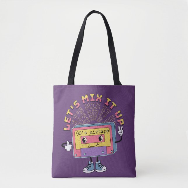 Let's mix it up tote bag (Front)