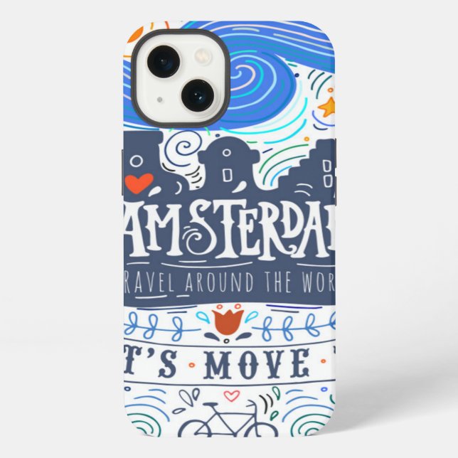 Let's Move To Amsterdam iPhone Case (Back)