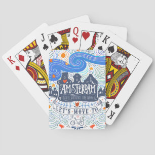 Let's Move To Amsterdam Playing Cards