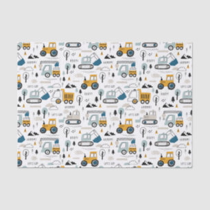 Let's Move Vehicle Pattern Tissue Paper