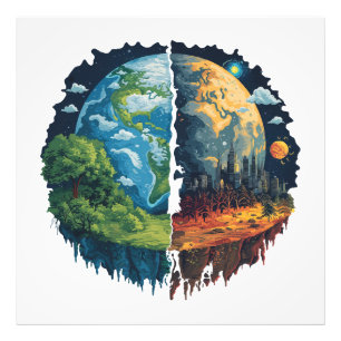 Lets not kill the planet photo print