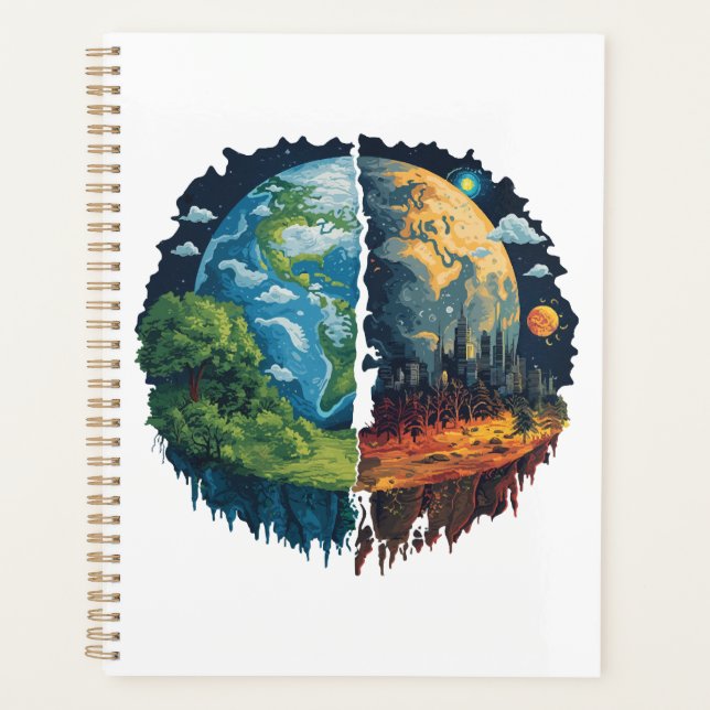 Lets not kill the planet planner (Front)