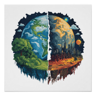 Lets not kill the planet poster