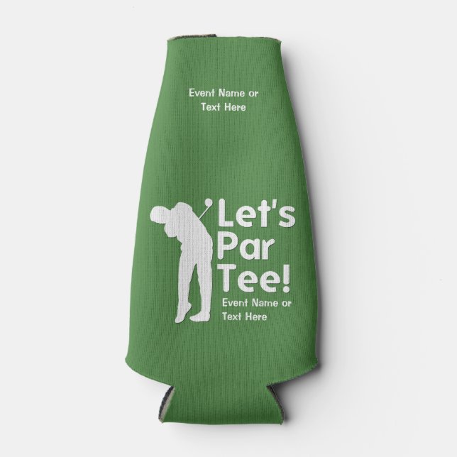 Let's Par Tee Bottle Cooler (Front)