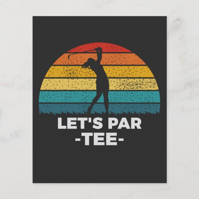 let's par tee flyer (Front)