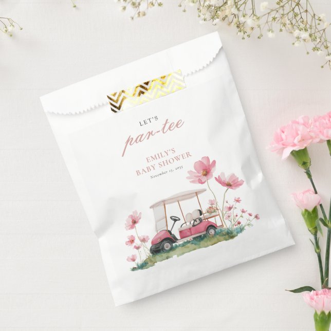 Let's Par-tee Golf Baby Shower Favour Bags (Sealed)