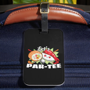 Lets Par Tee Golf Pun - Golfing Party Luggage Tag