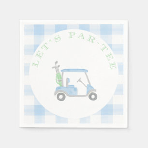 Let's Par-Tee Golf Themed Party Napkins