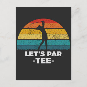 let's par tee postcard