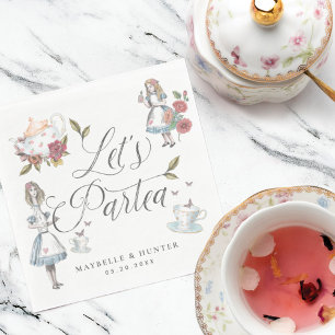 Let's Partea Fairytale Alice in Wonderland Story Napkin