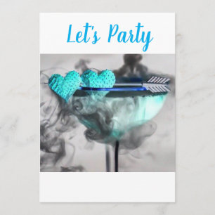 "LET'S PARTY" ***BACHELORETTE*** - BRIDAL PARTY INVITATION