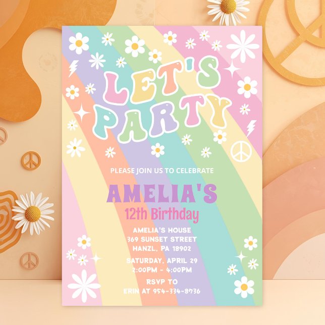 Let's party birthday invitation (Creator Uploaded)
