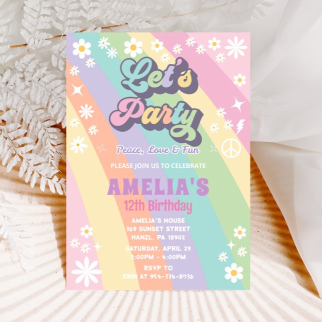 Let's party birthday invitation (Creator Uploaded)