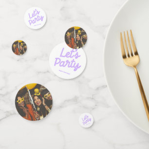 Let's Party Custom Bachelorette Table Confetti