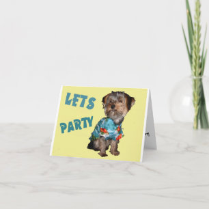 LET'S PARTY - Customise-able Invitation