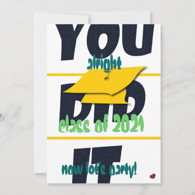 Let's Party Invitation (Front)