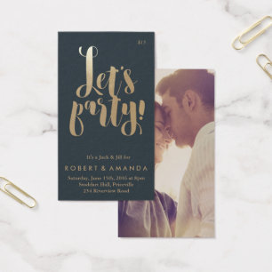 Let's Party Jack and Jill Ticket, Gold