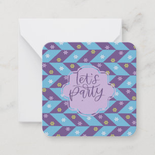 Lets Party Note Card 