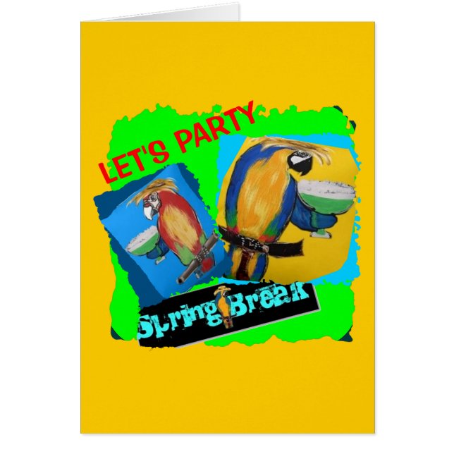 Let's Party - Parrots (Front)