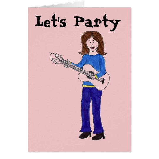 Let's Party Rocker Card