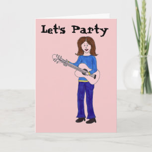 Let's Party Rocker Invitation