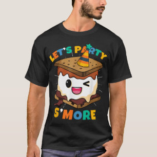 Let'S Party S'More Toddler Boy Camping Smores  T-Shirt