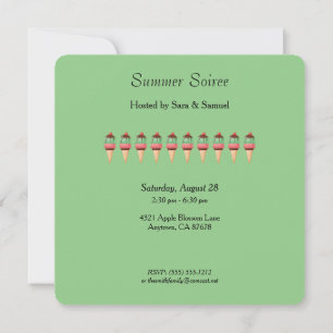 Let's Party Summer Soiree Invitation