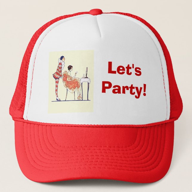 Let's party trucker hat (Front)