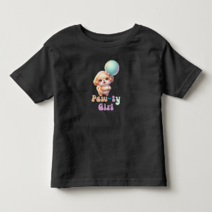 Let's Pawty Puppy Birthday Toddler T-Shirt