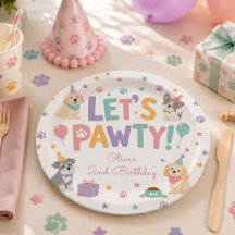 Let's Pawty Puppy Dog Theme Birthday Party