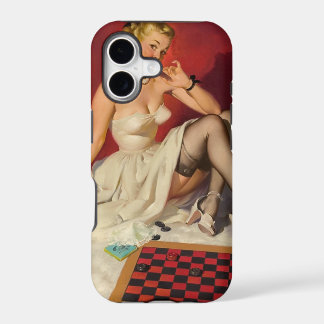 Lets Play a Game - Retro Pinup Girl