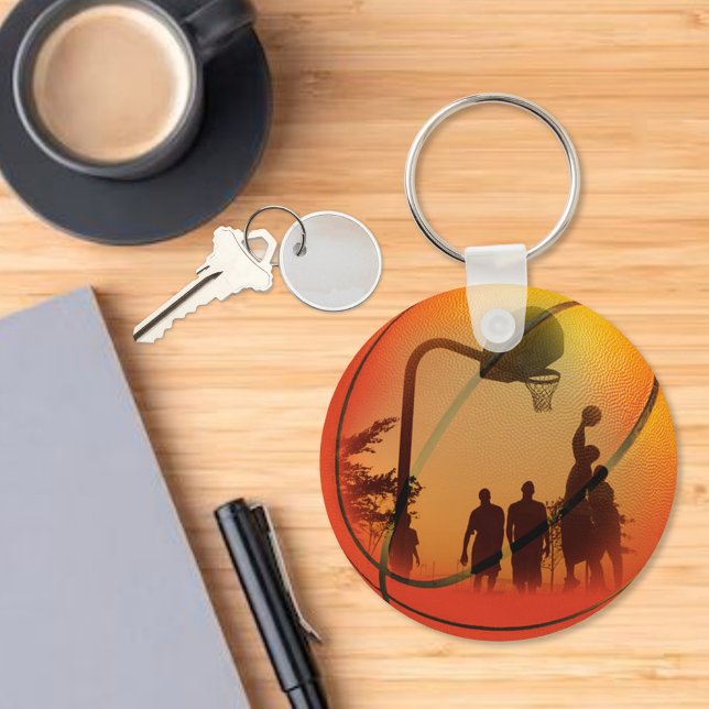 Lets Play Basketball Key Ring (Creator Uploaded)