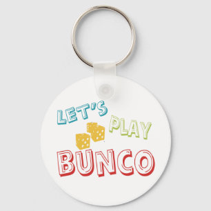 let's play bunco key ring