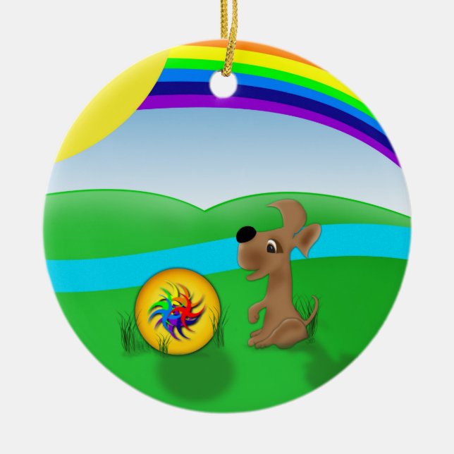 Let's Play   Ceramic Tree Decoration (Front)