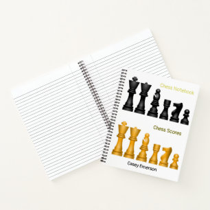 Let's Play Chess Design for Notes and Scores Notebook
