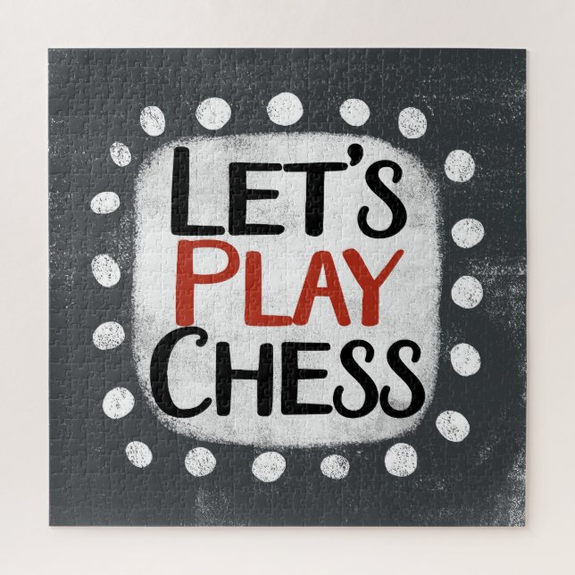 Let's Play Chess Jigsaw Puzzle (Vertical)