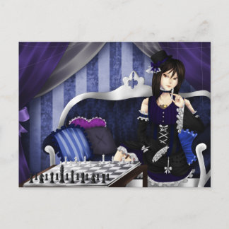 Lets play chess postcard