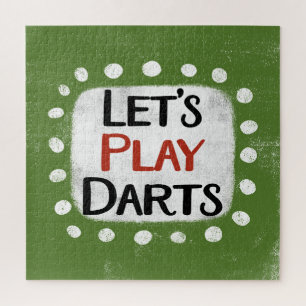 Let's Play Darts Jigsaw Puzzle