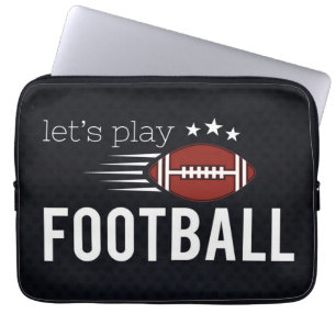 Lets Play Football Laptop Sleeve
