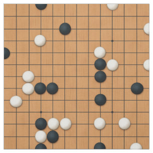 Let's Play Go (medium scale) Fabric